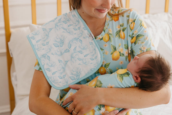 Copper Pearl -  Melody Burp Cloth
