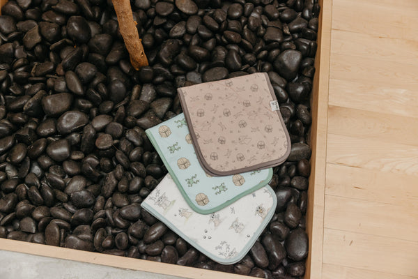 Copper Pearl -  Grogu Burp Cloth