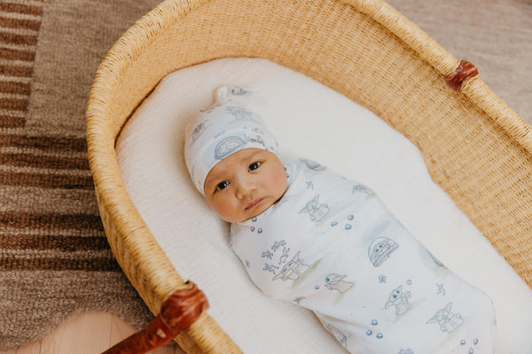 Copper Pearl - Grogu Swaddle Blanket
