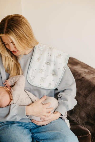 Copper Pearl -  Grogu Burp Cloth