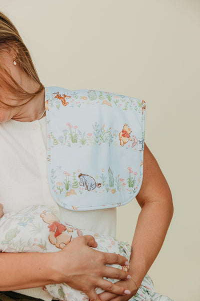 Copper Pearl - Winnie the Pooh a Walk on the Waterside Burp Cloth