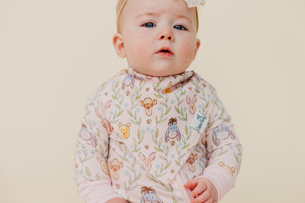 Copper Pearl - Winnie the Pooh a Walk on the Waterside Bibs
