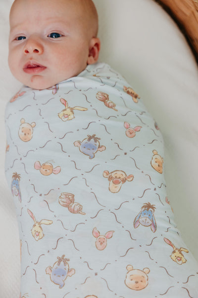 Copper Pearl - Classic Winnie the Pooh Swaddle Blanket