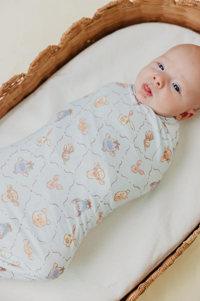 Copper Pearl - Classic Winnie the Pooh Swaddle Blanket