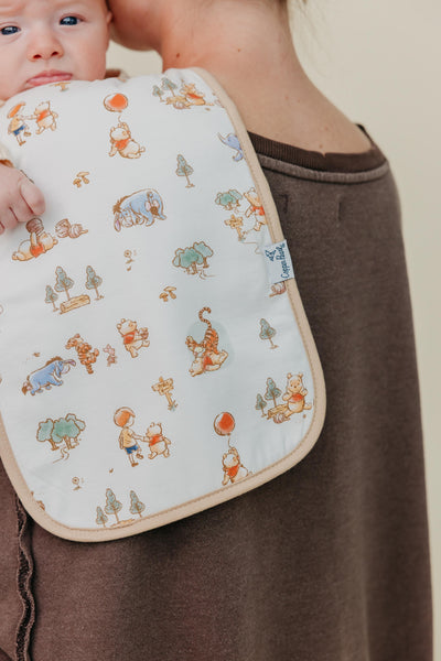 Copper Pearl - Winnie the Pooh and Tigger Burp Cloth
