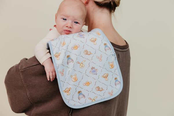 Copper Pearl - Winnie the Pooh and Tigger Burp Cloth