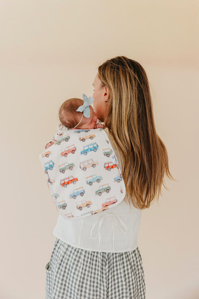 Copper Pearl - Dino Explorer Burp Cloth