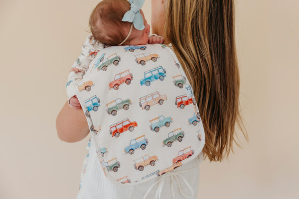 Copper Pearl - Dino Explorer Burp Cloth