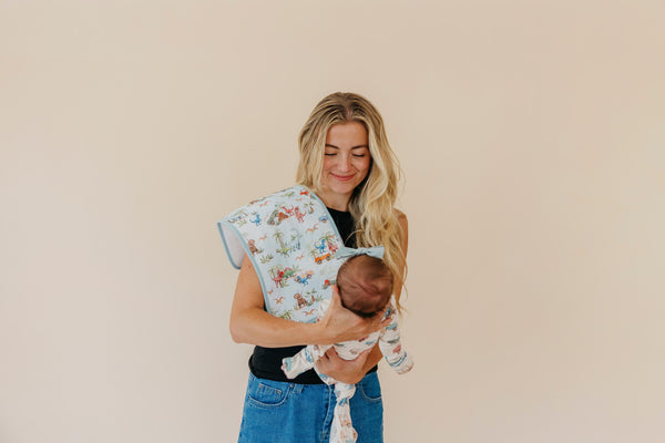 Copper Pearl - Dino Explorer Burp Cloth