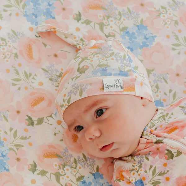Copper Pearl - Penelope Bamboo Top Knot Hat