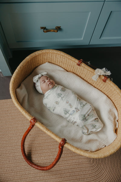 Copper Pearl - Hundred Acre Wood Swaddle Blanket