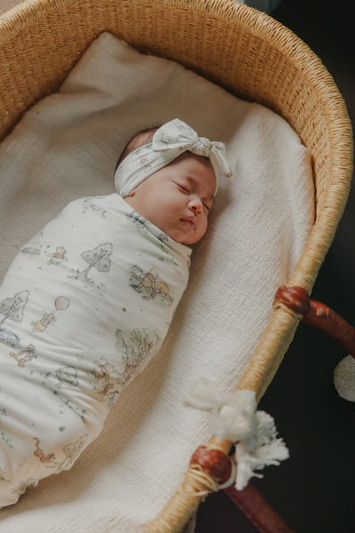 Copper Pearl - Hundred Acre Wood Swaddle Blanket