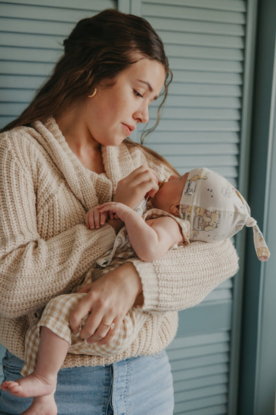 Copper Pearl - Hunny Top Knot Hat