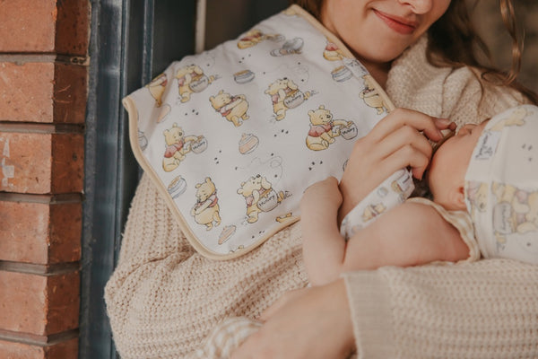 Copper Pearl - Hundred Acre Wood Burp Cloth