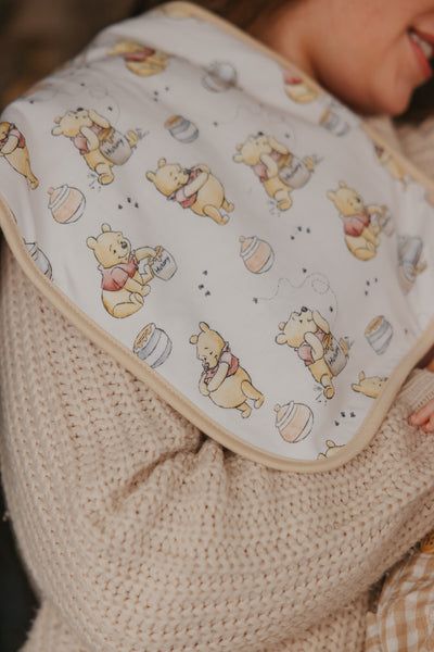 Copper Pearl - Hundred Acre Wood Burp Cloth