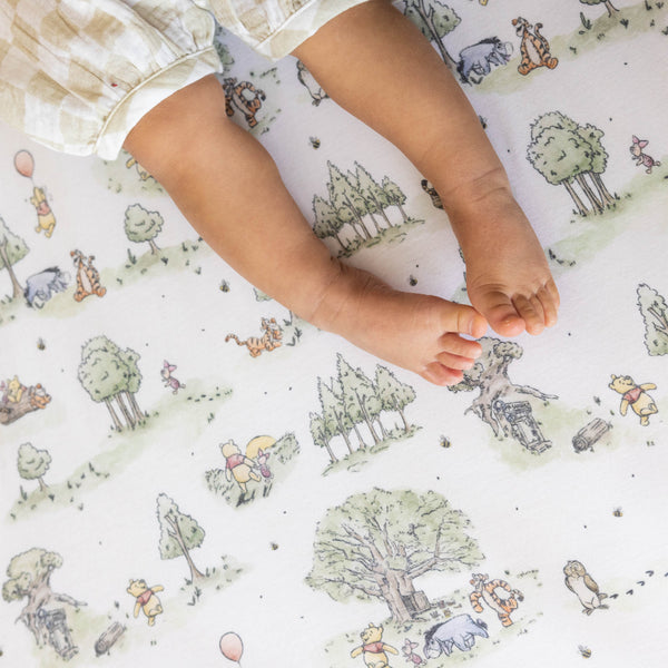 Copper Pearl - Hundred Acre Wood Premium Crib Sheet