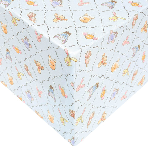 Copper Pearl - Classic Winnie the Pooh Premium Crib Sheet