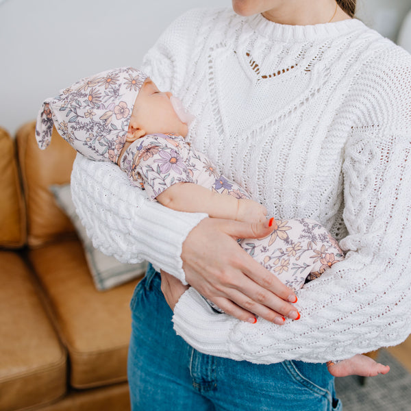 Copper Pearl - Flora Top Knot Hat