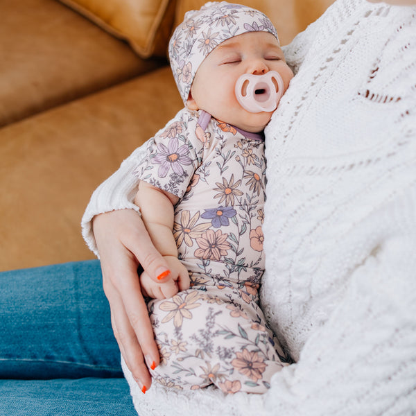 Copper Pearl - Flora Top Knot Hat