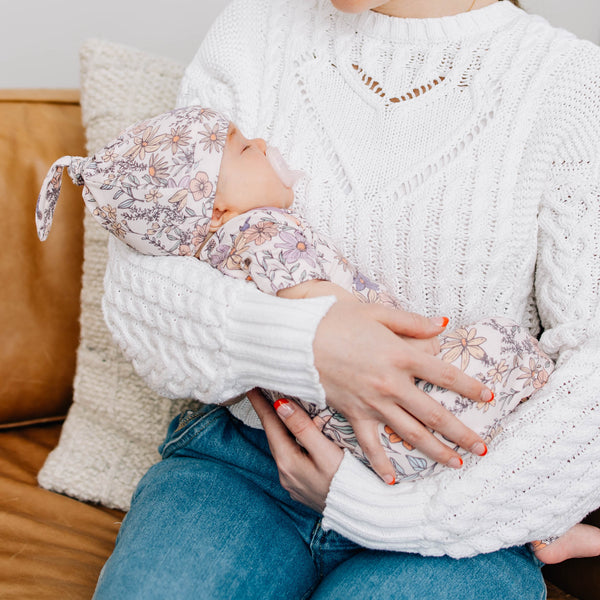 Copper Pearl - Flora Top Knot Hat