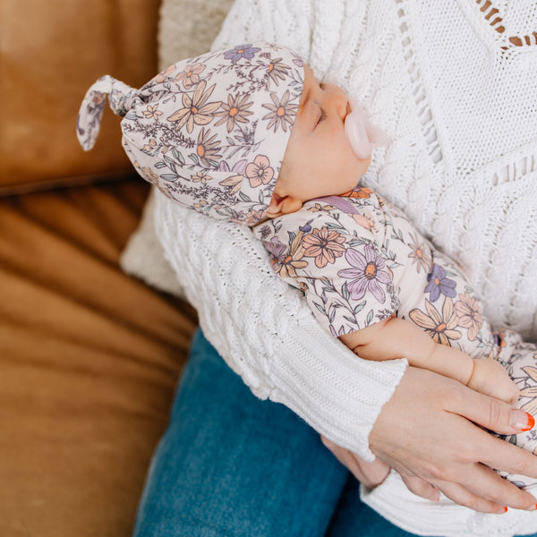 Copper Pearl - Flora Top Knot Hat