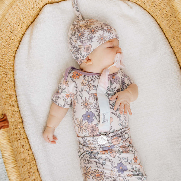 Copper Pearl - Flora Top Knot Hat