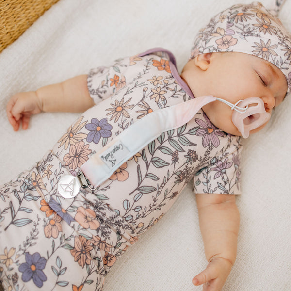 Copper Pearl - Flora Binky Clips