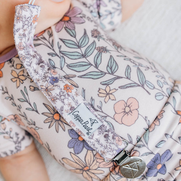 Copper Pearl - Flora Binky Clips