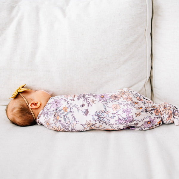 Copper Pearl - Flora Swaddle Blanket