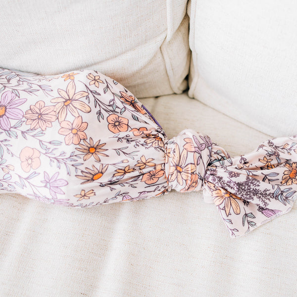 Copper Pearl - Flora Swaddle Blanket