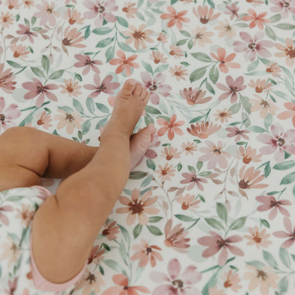Copper Pearl - Natalie Premium Crib Sheet