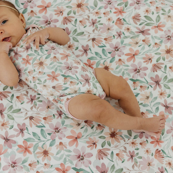 Copper Pearl - Natalie Premium Crib Sheet