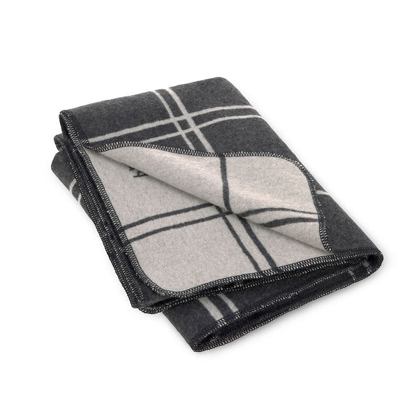 Palopa - Dog Blanket - Ida - squared anthracite/light grey L- Prepack of 2 - $65