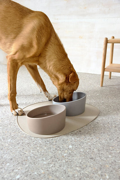 Palopa - Dog Feeding Mat - Loua - Light Grey - Prepack of 2 - $35