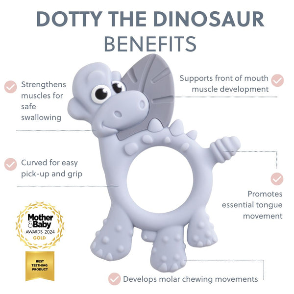 Bibado - Teething Toy: Dotty the Dinosaur™ : Mist