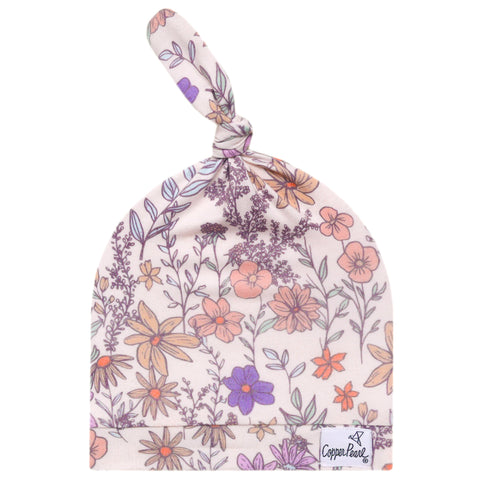 Copper Pearl - Flora Top Knot Hat