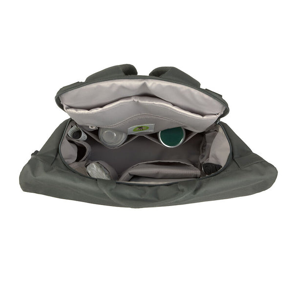 Lassig - Green Label - Diaper bag - Outdoor Rolltop Backpack - Dark olive