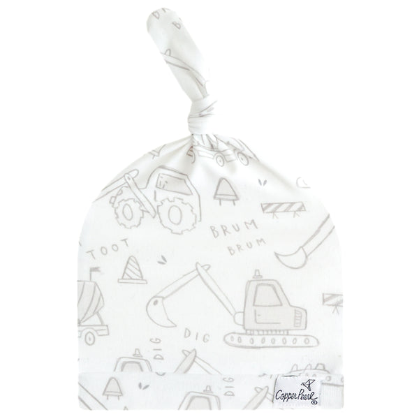 Copper Pearl - Gage Top Knot Hat