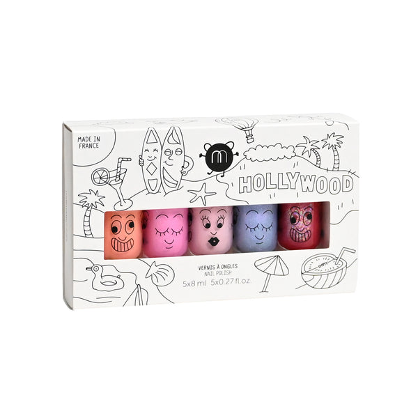 Nailmatic Kids- Set of 5 nail polishes – Hollywood