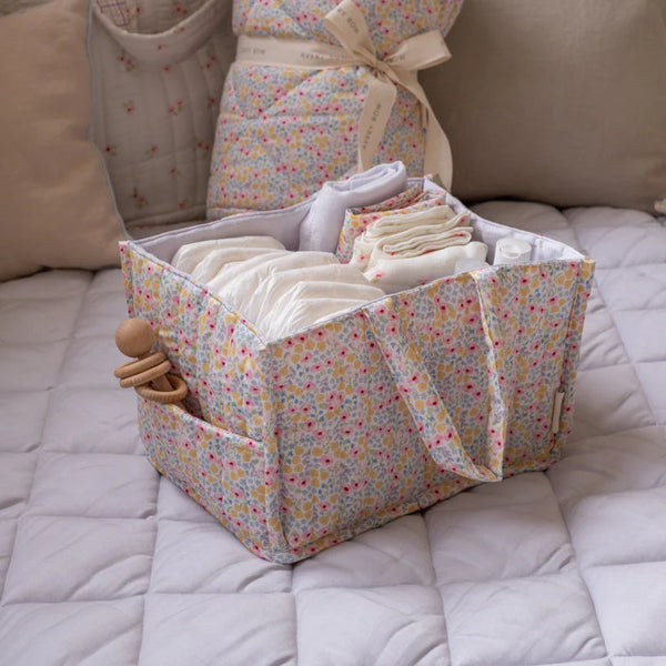 Avery Row - Nappy Caddy - Wildflower