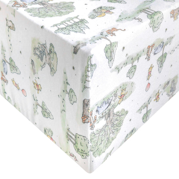 Copper Pearl - Hundred Acre Wood Premium Crib Sheet