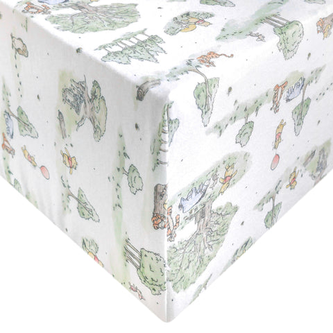 Copper Pearl - Hundred Acre Wood Premium Crib Sheet
