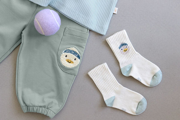 Lassig - Tennis Socks 3 pcs GOTS Duck