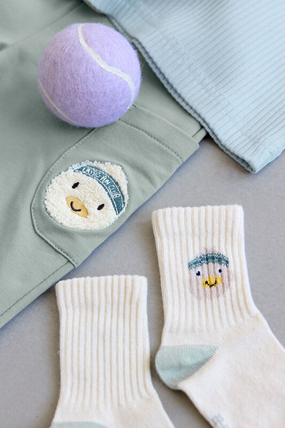 Lassig - Tennis Socks 3 pcs GOTS Duck