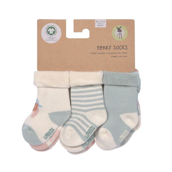 Lassig - Terry Socks GOTS 3 pcs Dog
