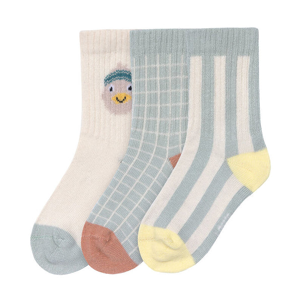 Lassig - Tennis Socks 3 pcs GOTS Duck