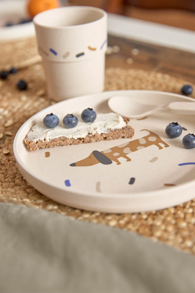 Lassig - 4babies - Plate - Little Mateys - Royal Blue