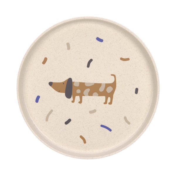Lassig - 4babies - Plate - Little Mateys - Royal Blue