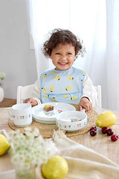 Lassig - Happy Fruits - Lightweight Bib 2 pcs - Lemon