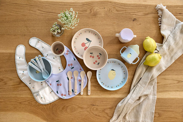 Lassig -  Happy Fruits - Dish Set PP/Cellulose - Cherry